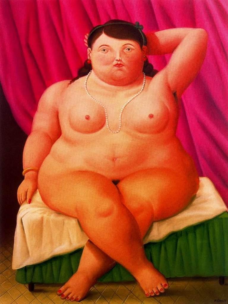 Fernando Botero Mujer sentada